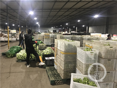 重慶超市新鮮蔬菜貨源充足，夠你慢慢挑選購買